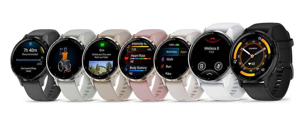 Venu 3S ja Venu 3 Garmin kellosarjat